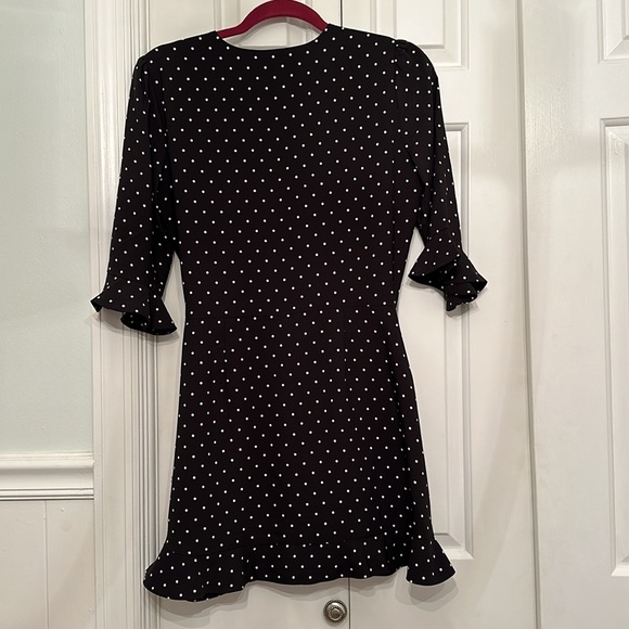 NWOT Ruffle Romper Wrap Dress - Picture 4 of 9